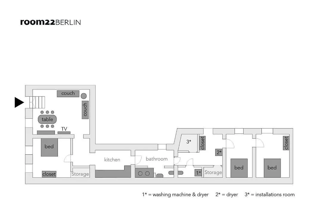 N15 - Room22 Apartment Familyhouse Berlin
